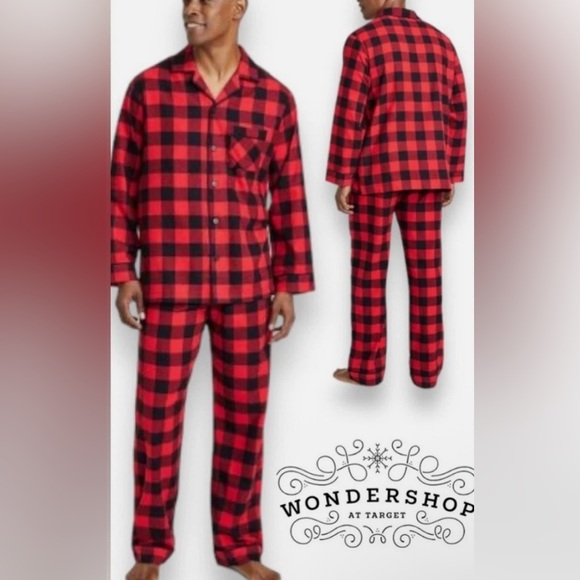 Wondershop Other - New Xl Pajamas Set Mens  Christmas Buffalo plaid